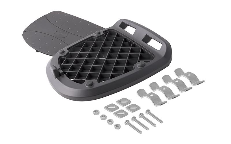 Kufer Moretti MR-709 43l czarny czerwony odblask