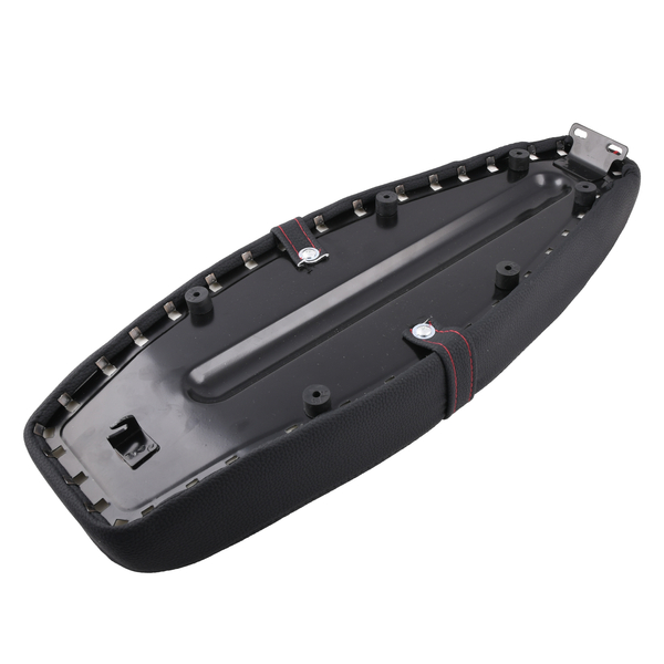 Siedzenie pikowane czarne + czerwono czarne szwy Simson S50 S51 S70 DPR