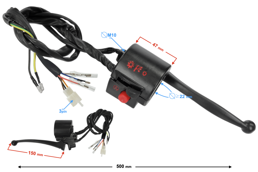 Przełącznik zespolony prawy Barton Ranger Classic