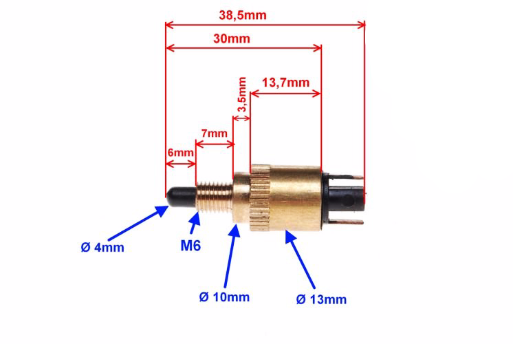 Czujnik hamulca stopu stop piaggio gilera hyosung