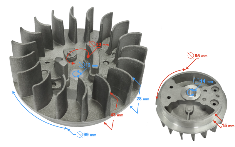Magneto koło zamachowe Pocket Mini Bike Cross ATV
