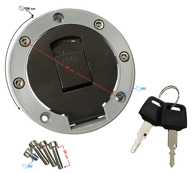 Korek zbiornika paliwa kluczyki śruby motorower Barton Sprint Junak 901