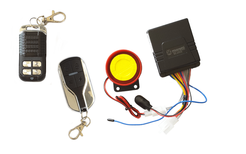 Alarm Motocyklowy SKUTER 2 piloty Moretti PROMO