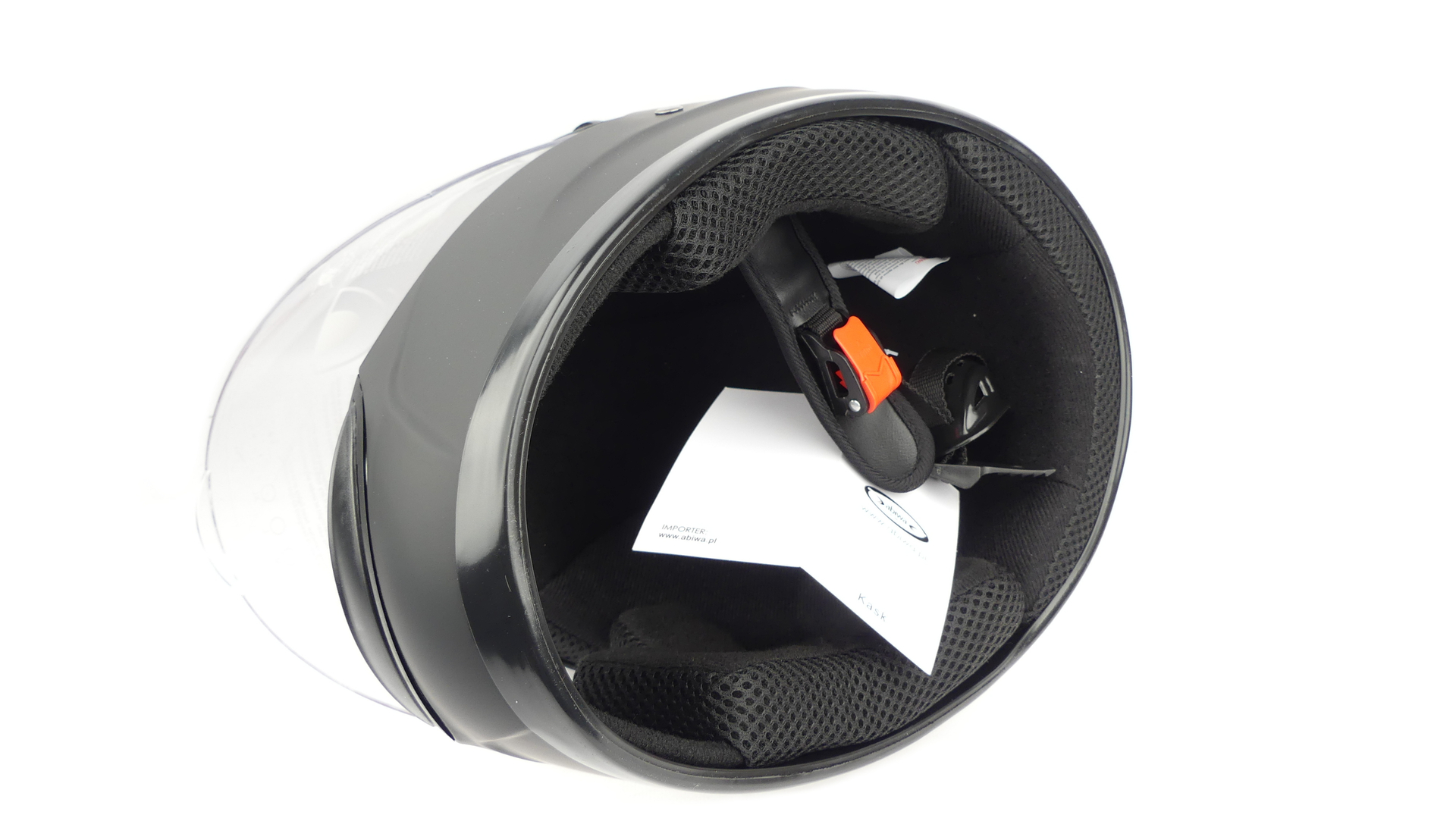 Kask na motocykl skuter motorower czarny mat