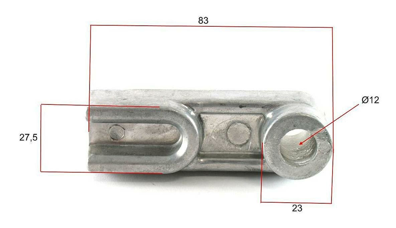 Mocowanie koła osi klocek reakcyjny Simson s51 sr5