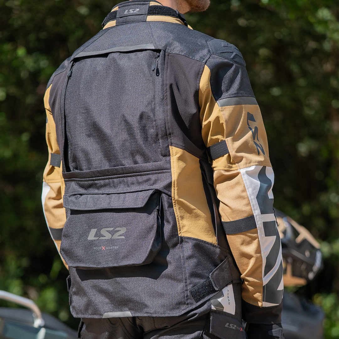 Kurtka motocyklowa męska LS2 X-Master Man Sand Black Grey