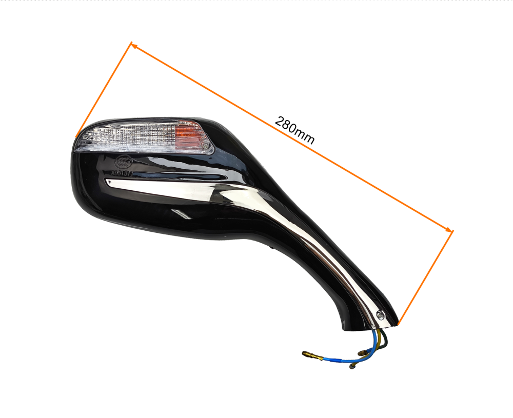 Lusterka z kierunkowskazami M8 prawy Coliber Sowa Quantum Falcon Junak Huragan