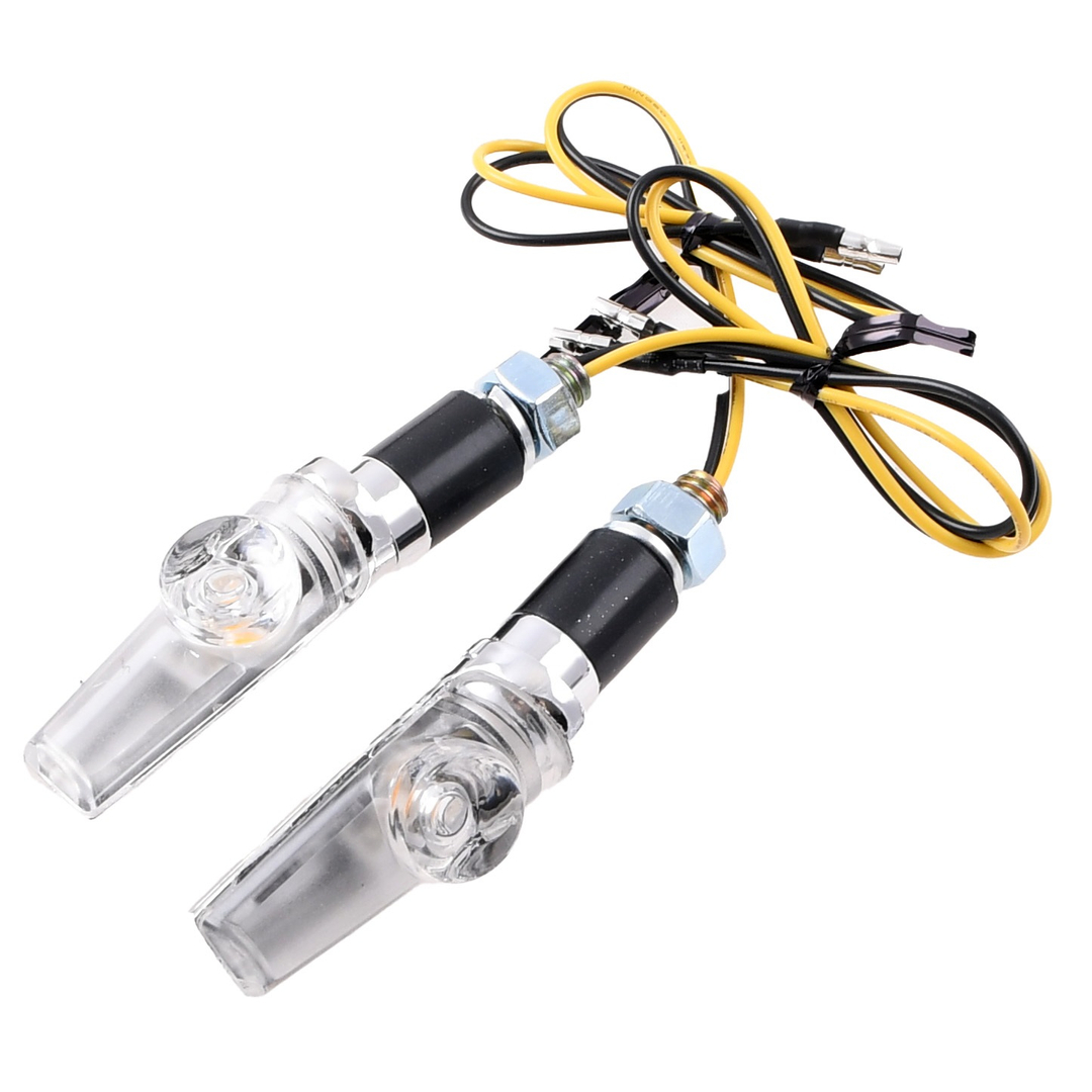 Kierunkowskazy Led mini chrom V22 homologacja E11 Racing Force