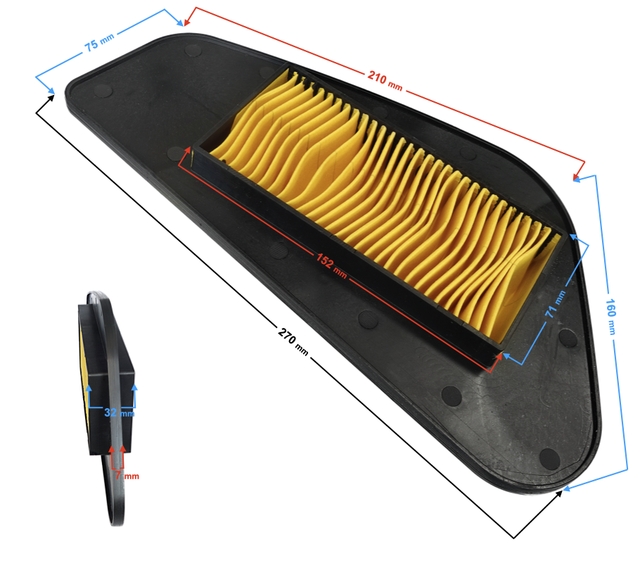 Wkład filtra powietrza Barton Scalpel