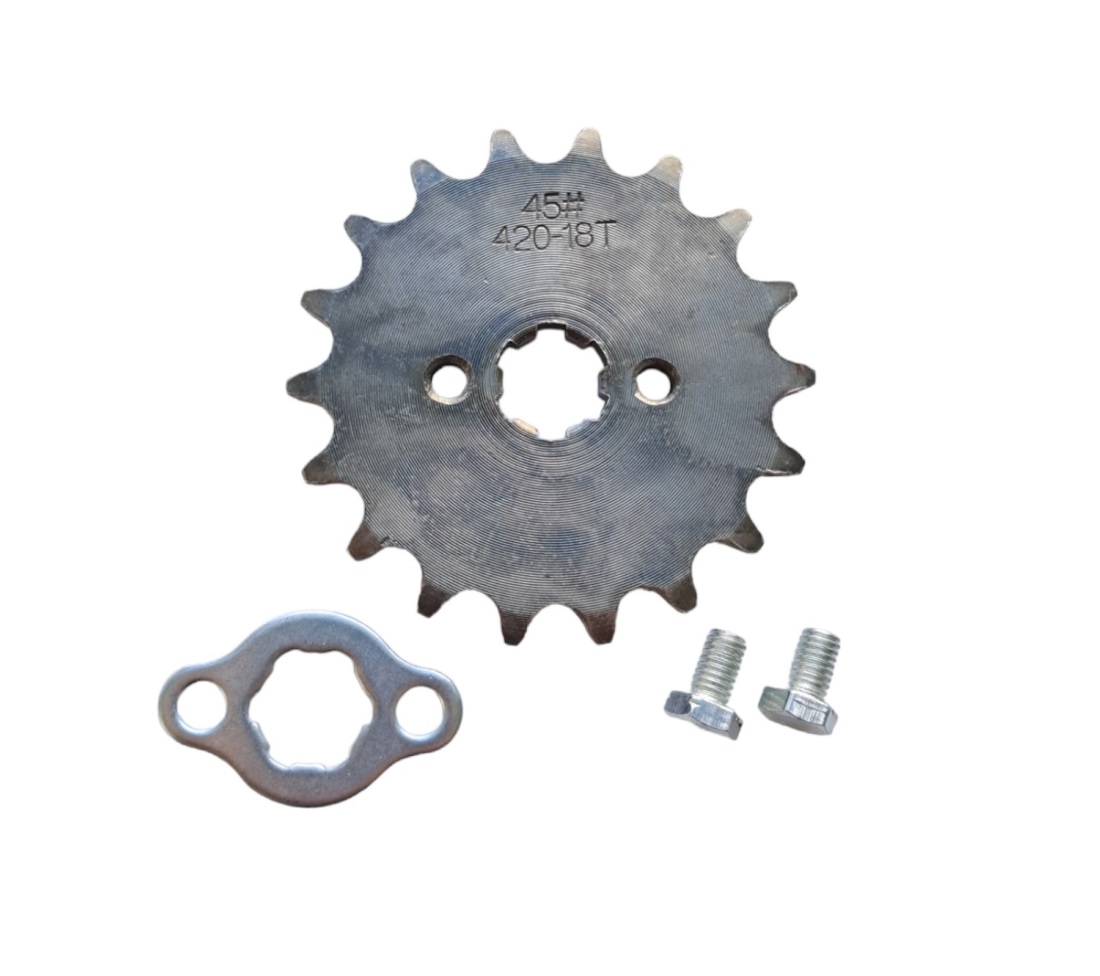 Zębatka zdawcza 18z 420 pitbike MRF Runner HQ RC TTR Kayo TS TSD AT AU AY