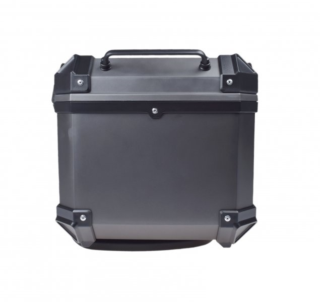 Kufer centralny titanium szary duży Awina 45l 43.5x38x34cm