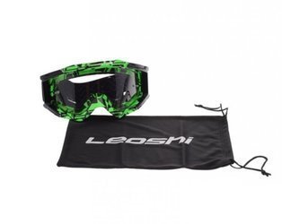 Gogle enduro mx leoshi neon green zielone