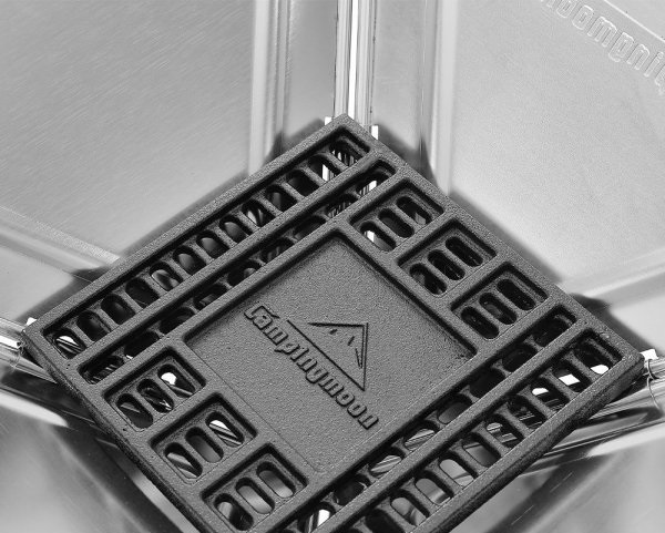 Grill przenośny składany turystyczny stal nierdzewna