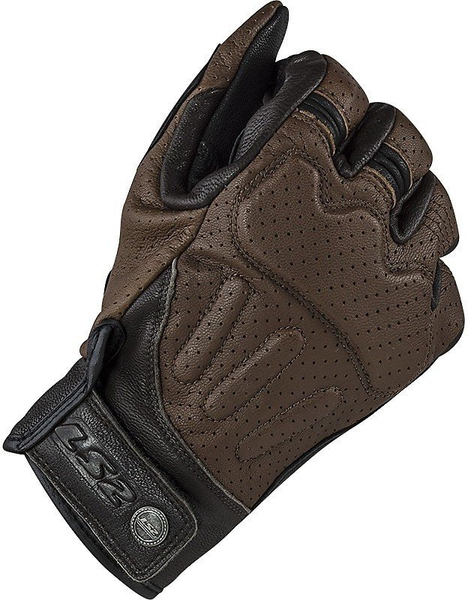 Rękawice LS2 Rust Leather Man Brown