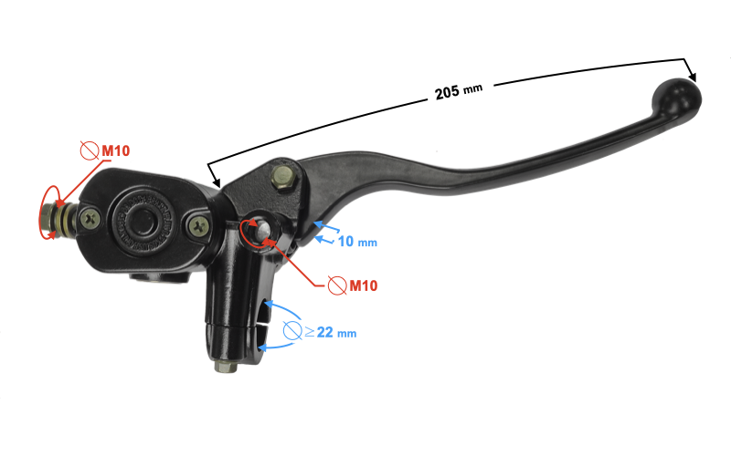 Pompa hamulcowa przedna do motoroweru FR 2