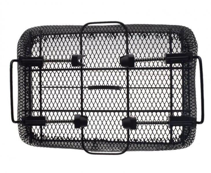 Kosz rowerowy bagażowy tył siatkowy na click