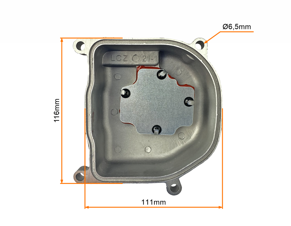 Pokrywa zaworów aluminiowa do silników GY6 4T 50cc Zipp Romet Router Barton