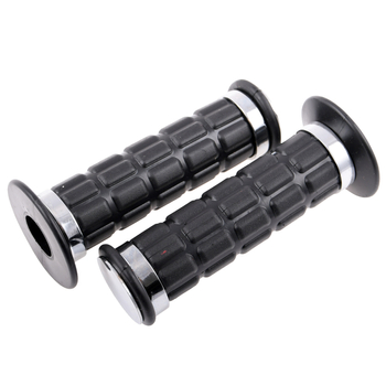 Gumy manetki czarne + chrom Simson S50, S51, S70, S53, S83, SR50, SR80