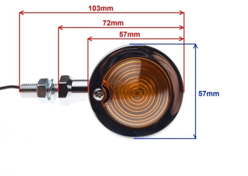 Kierunkowskaz uniwersalny harley chopper wspornik 