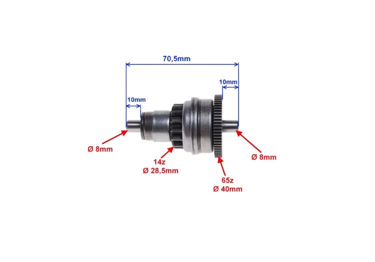 Bendix bendiks rozrusznika 4t Romet Quest Ferro