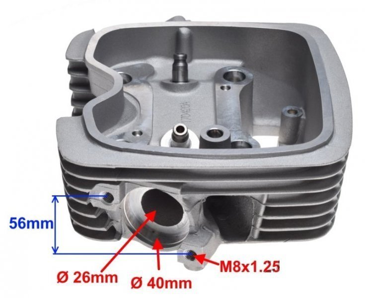 Głowica zawory wałek rozrządu honda cbf 125