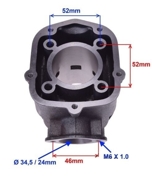 Cylinder derbi aprilia gilera 70ccm woda euro 3