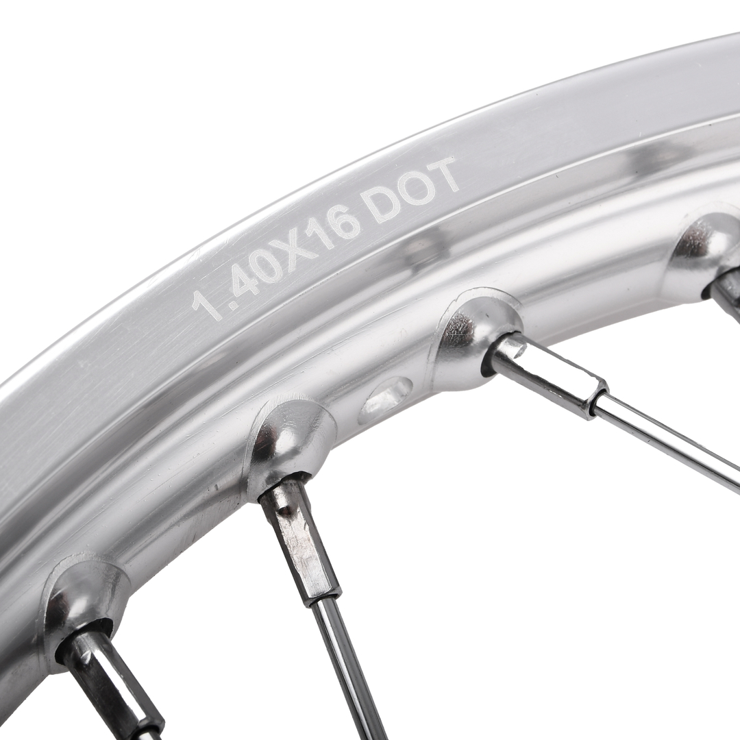 Koło jezdne 1,40x16 Simson S50 S51 aluminiowa obręcz szprychy chrom Delux