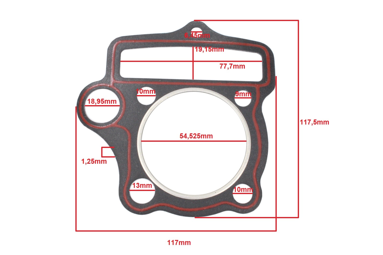 Uszczelki na górę silnika loncin 125 4t cross