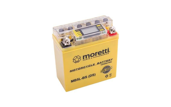 Akumulator AGM MB5L-BS Moretti ze wskaźnikiem