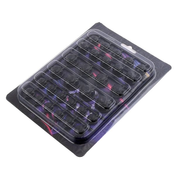 Zaślepki kapturki na śruby czarne 30 sztuk Racing Force