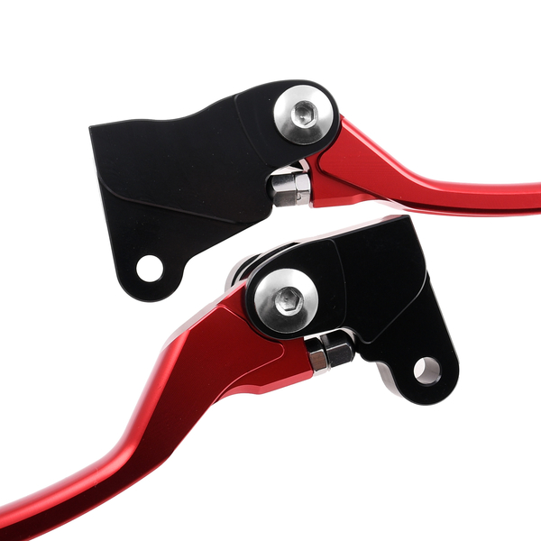 Dźwignia hamulca i sprzęgła czerwone aluminiowe Simson DPR Performance