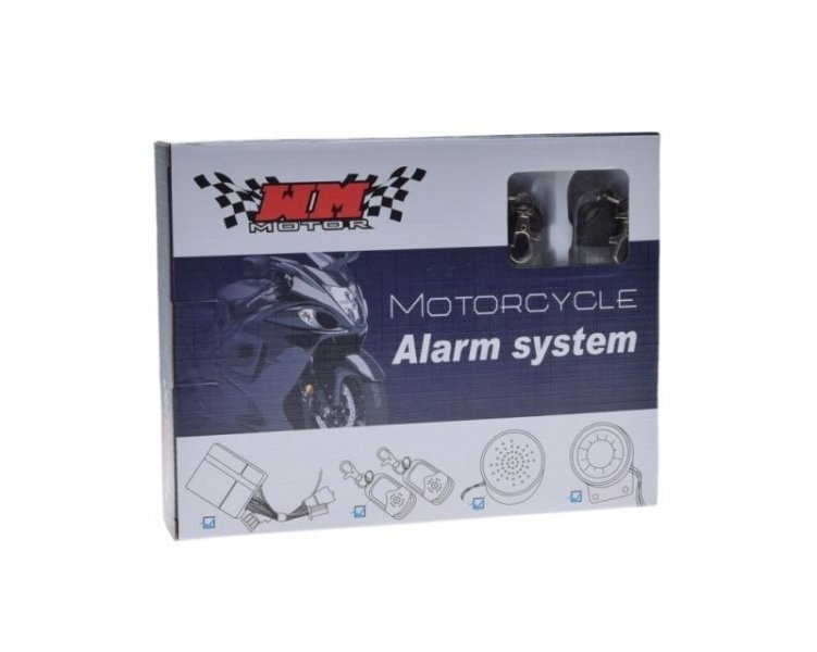 Alarm motocykl - skuter syrena + głos lektora en