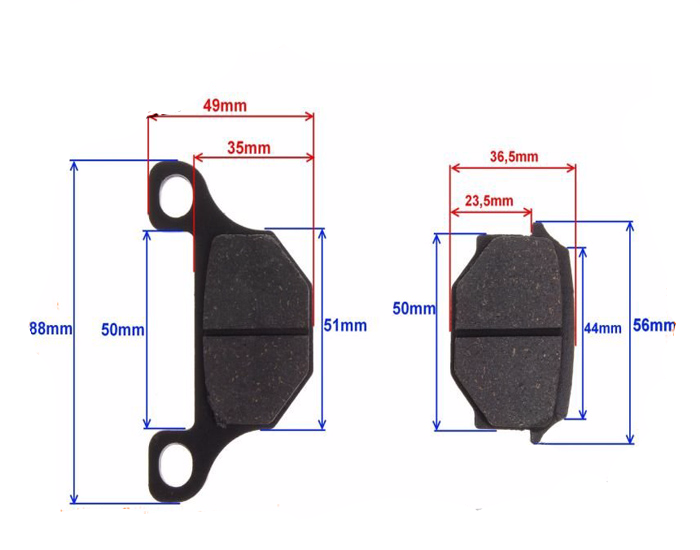 Klocki hamulcowe FA93 Kingway Aprilia Derbi Keeway Peugeot Rieju Suzuki TGB