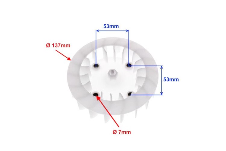 Wentylator magneta wariatora GY6 125ccm 4T