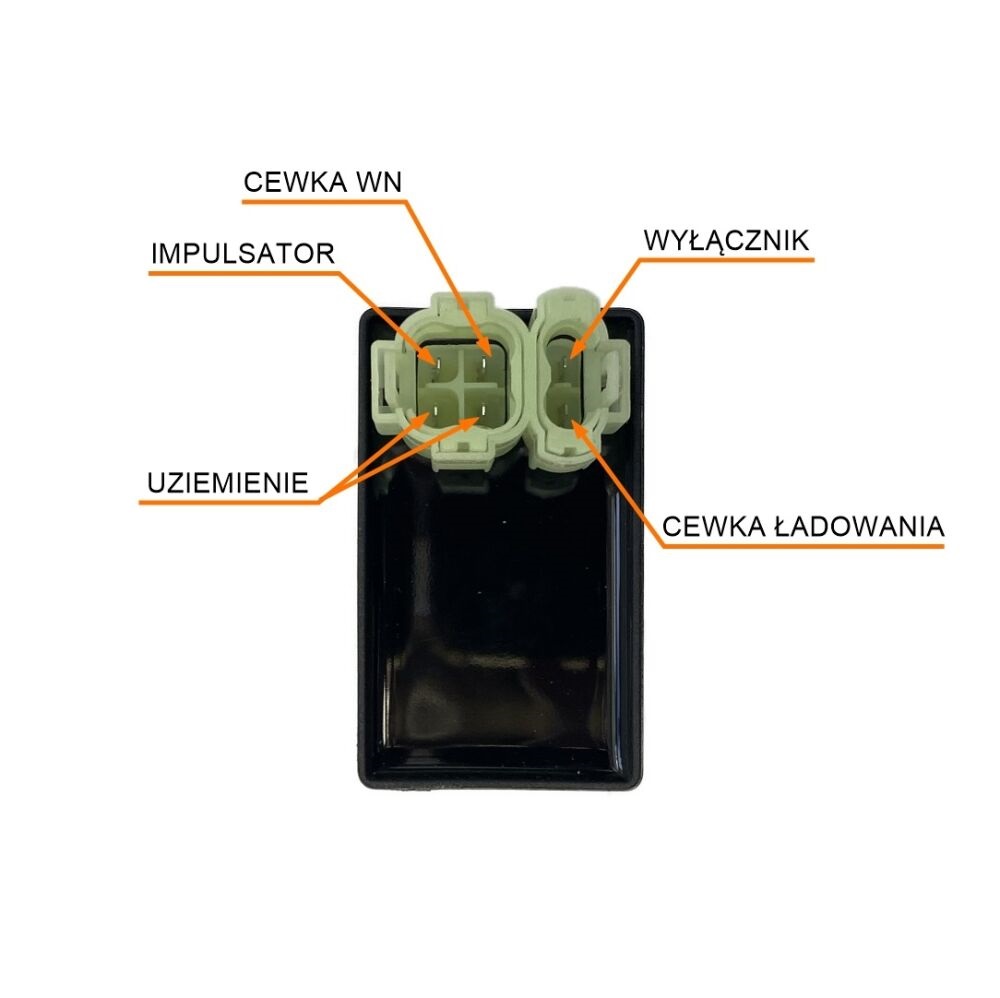 Moduł zapłonowy 2T AC - zmienny 6 pin (4+2) Benzer Keeway Romet Kingway