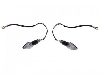 Kierunkowskaz mini czarny biały klosz led