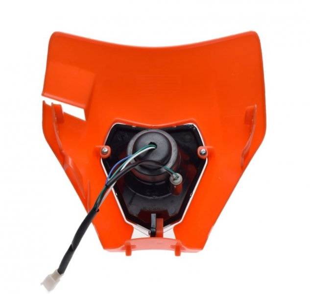 Owiewka przód z reflektorem pomarańczowa KTM cross