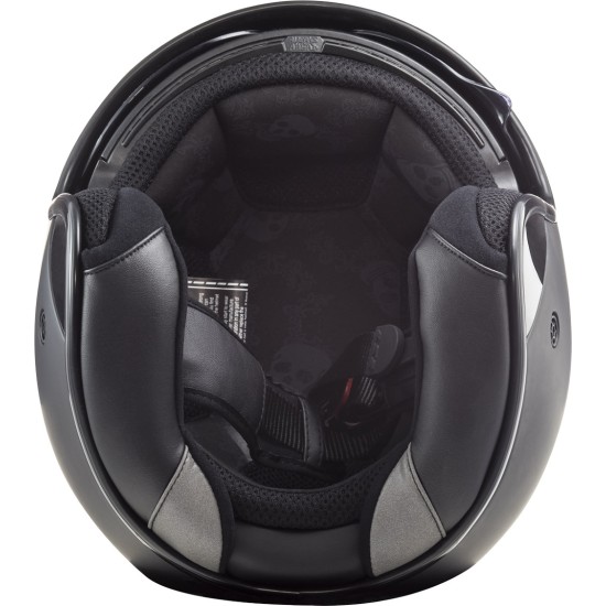 Kask otwarty LS2 OF601 BOB II Solid Matt Black homologacja ECE 22.06