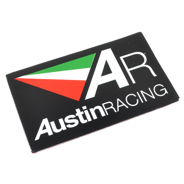 Naklejka aluminiowa wydech tłumik AR Austin Racing