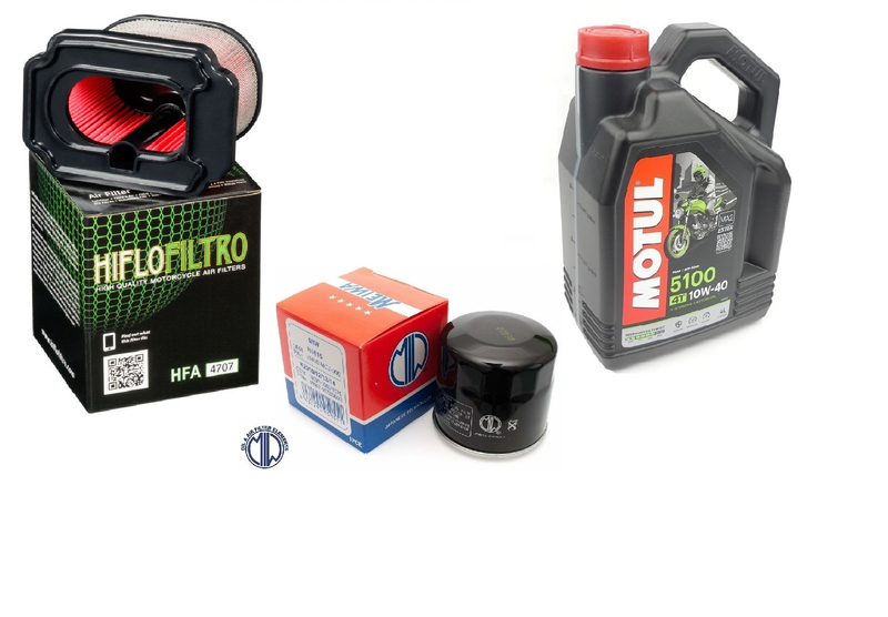 Filtr powietrza oleju HF204 Motul 10w40 Yamaha Mt07 R7 Tracer 700 XSR XTZ 