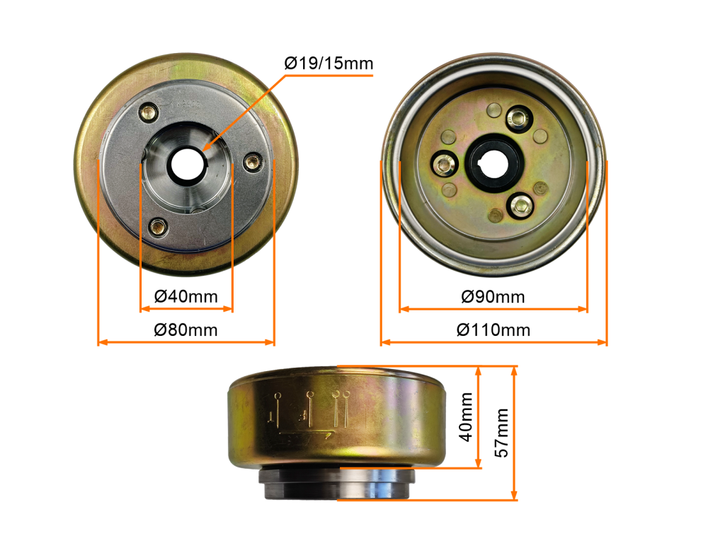 Koło magnesowe magneto Romet Zetka Junak 901 902 904 Romet Ogar 900