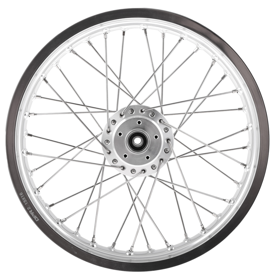 Koło jezdne 2,15x16 Simson S51 alu szprychy inox DPR