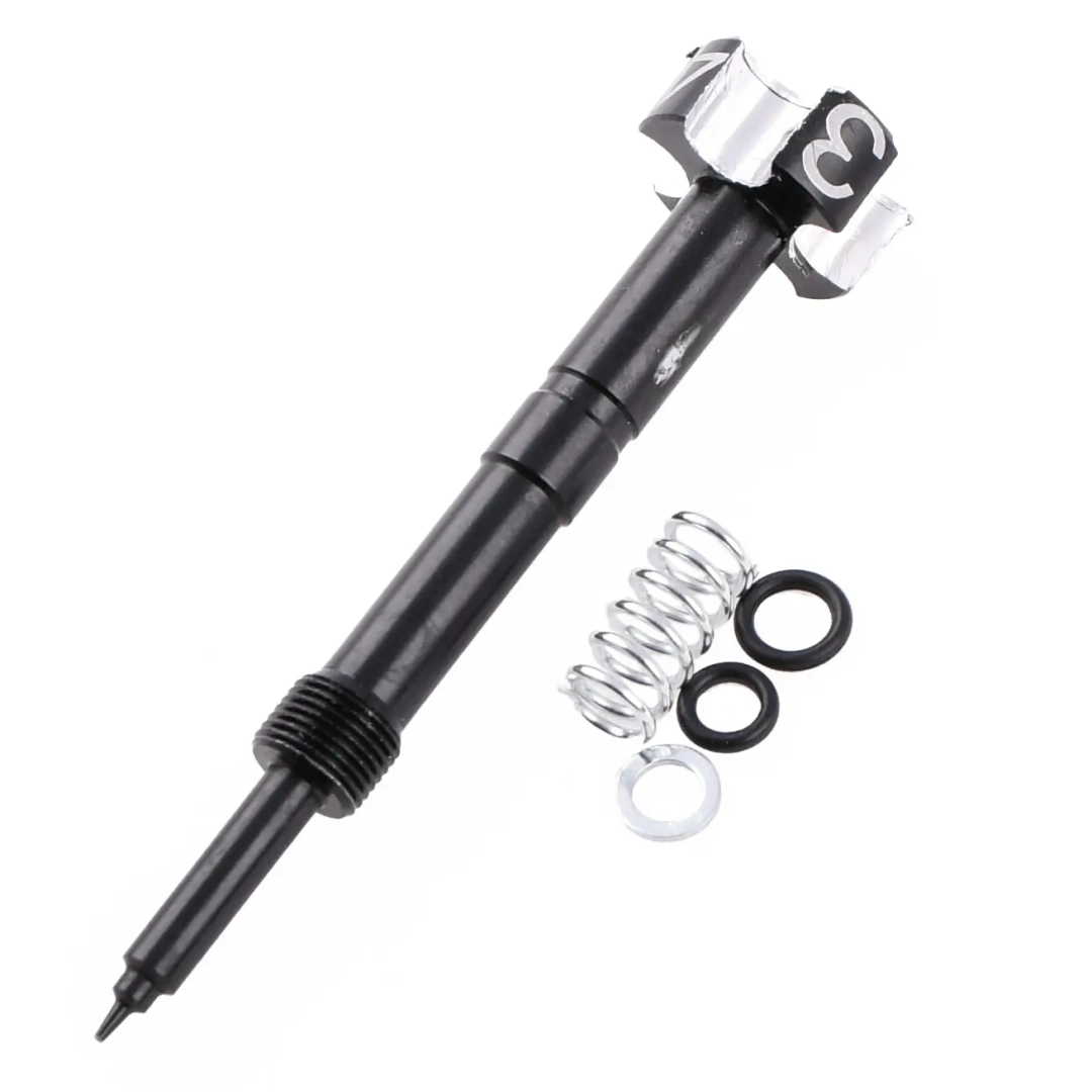 Śruba regulacji mieszanki gaźnika Keihin FCR czarna aluminiowa Racing Force