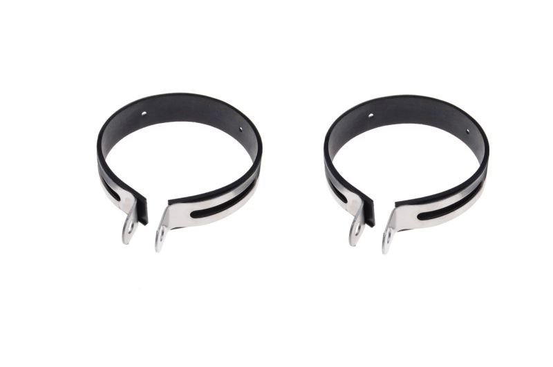 2x Obejma tłumika z gumą 4 elementy 4T 120mm