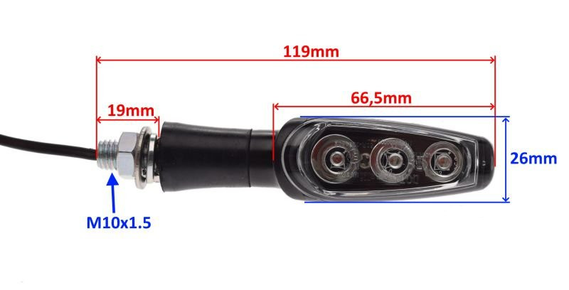 Kierunkowskaz przód do Benelli TRK 502X kpl