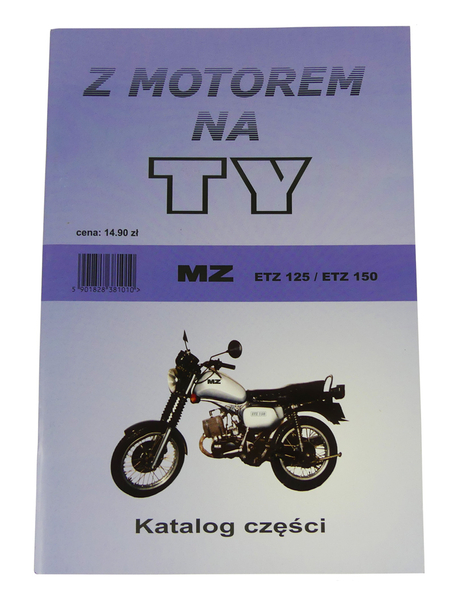 Motorem na ty katalog części schemat MZ ETZ 125 150