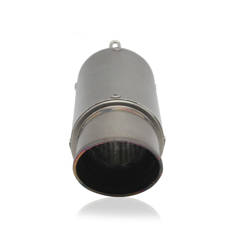 Końcówka Wydechu UNI ROUND SHORT Replika Srebrna