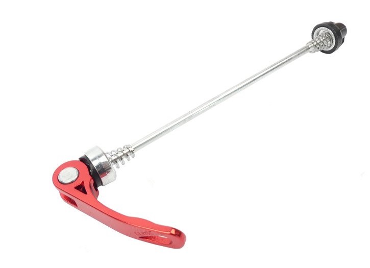 Szybkozamykacz rowerowy piasty tył czerwony 135mm