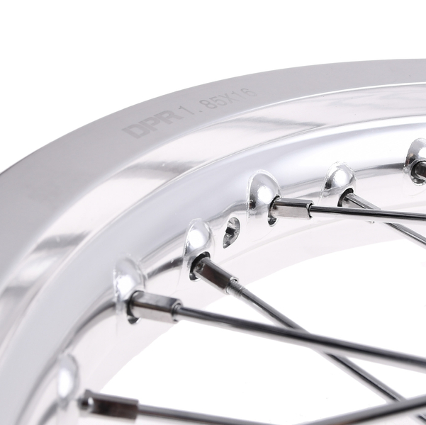 Koło jezdne 1,85x16 Simson S51 alu szprychy chrom DPR
