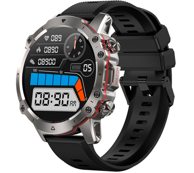 Smartwatch zegarek męski Rubicon RNCF18 tryby sportowe puls kroki SMS alarm